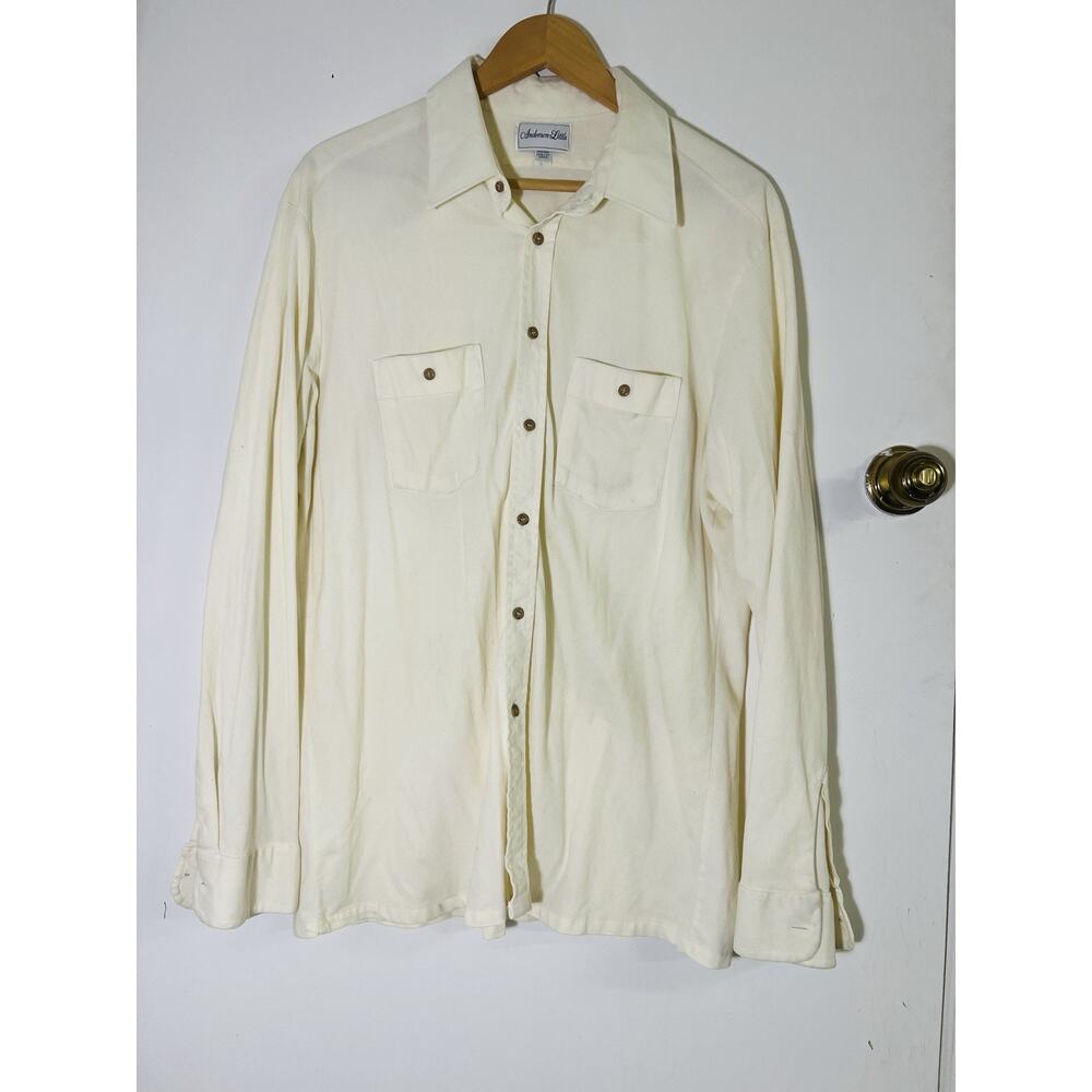 Vintage Anderson Little Men's Button Down Shirt Soft 70s Retro Size XL